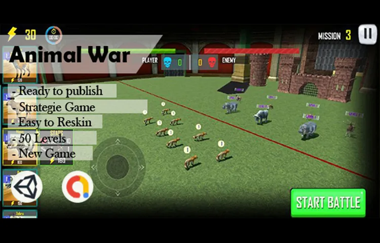 Animal War Unity Source Code
