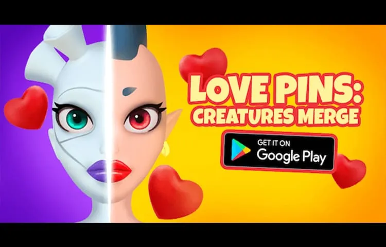 Love Pins Creatures Merge
